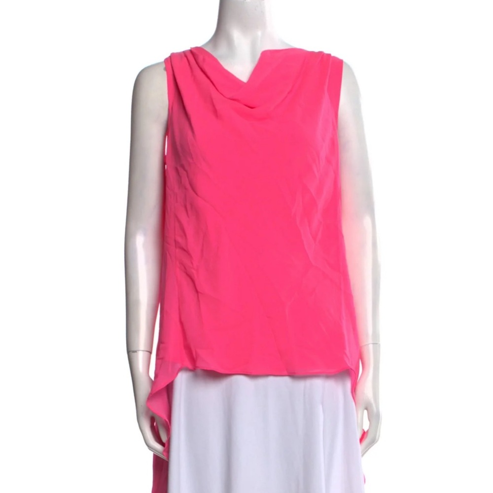 NWT St. John Electric Pink Sleeveless Top